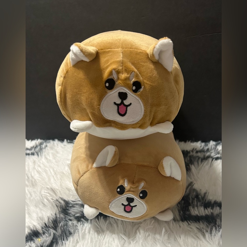 004 BOGO: buy 1 get 1 brown dog plushies